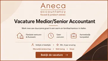 Vacature Medior/Senior accountant